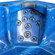 Whirlpool Oasis Maxi Azul - con Tapa y escalones - Dimensiones 210 x 210 x 95 cm