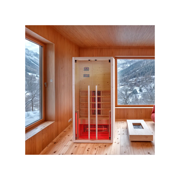 Sauna interior de infrarrojos para 1 persona