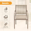 Conjunto Mesa y Sillas Jardin Muebles Jardin Exterior 5 Piezas con 4 Sillones y Tablab Redonda