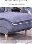 Silla de sofá plegable sin brazos, moderna tumbona