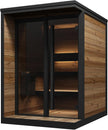 Sauna Exterior Hiki S, Diseñada, 149,6x201,9 cm, Capacidad para hasta 4 Personas