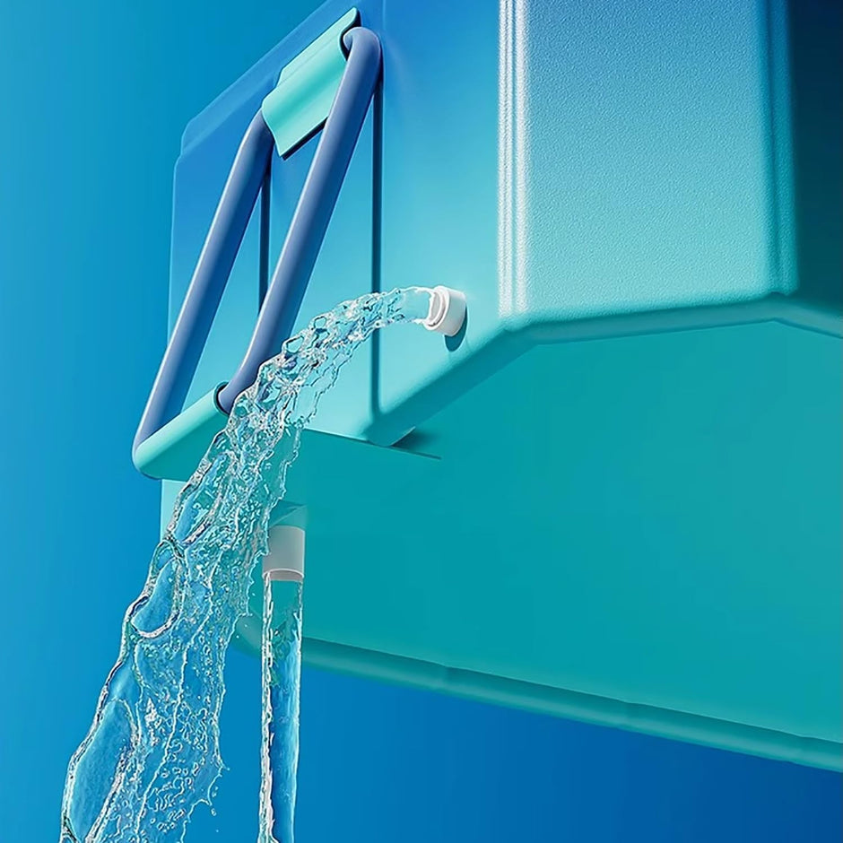 Piscina sobre el suelo con tobogán, piscina familiar no inflable para exteriors