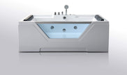 Bañera hidromasaje SPA 170 x 120 cm LINDA Bañera de Esquina Piscina Hidromasaje