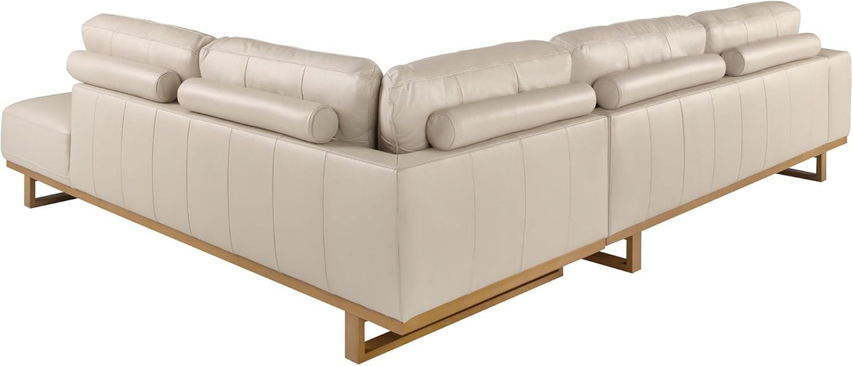 Sofás Modernos - Elegancia y Funcionalidad - Fabricado en Piel - 316 x 252 x 82 cm