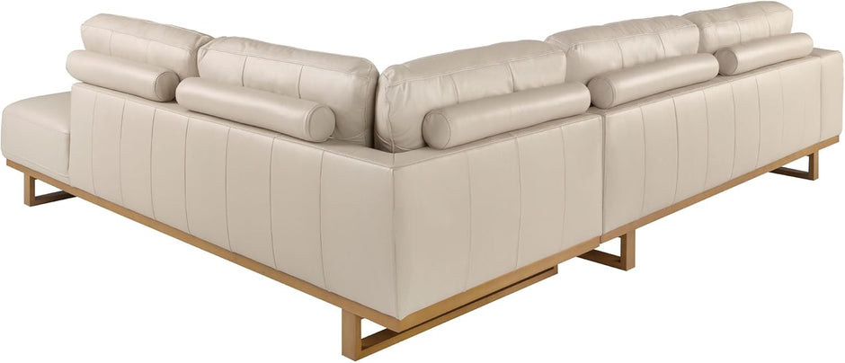 Sofás Modernos - Elegancia y Funcionalidad - Fabricado en Piel - 316 x 252 x 82 cm