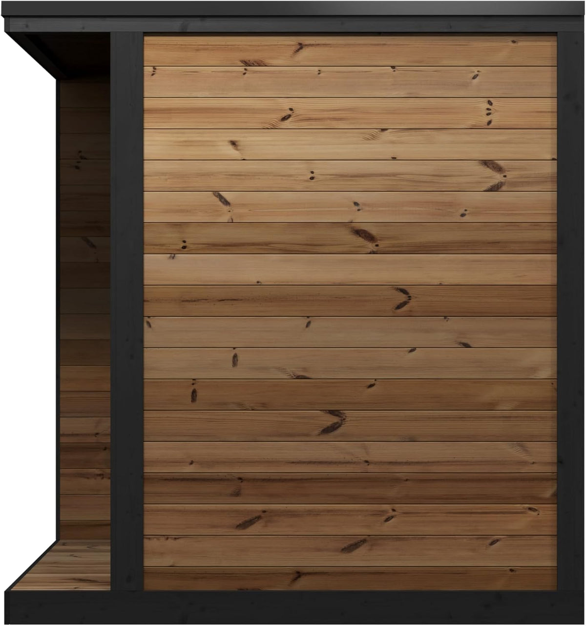 Sauna Exterior Hiki S, Diseñada, 149,6x201,9 cm, Capacidad para hasta 4 Personas