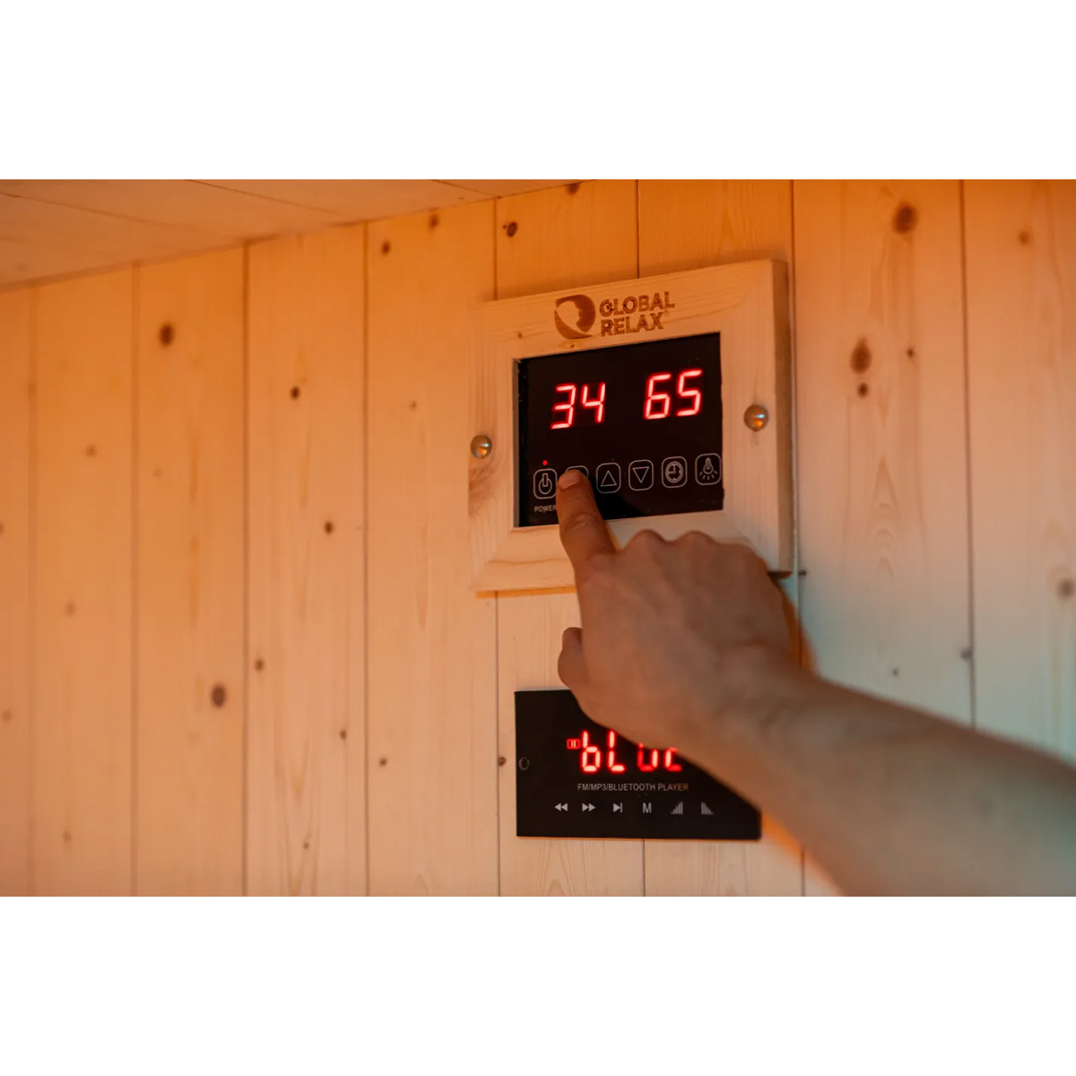 Sauna de infrarrojos+vapor para 4/5 personas
