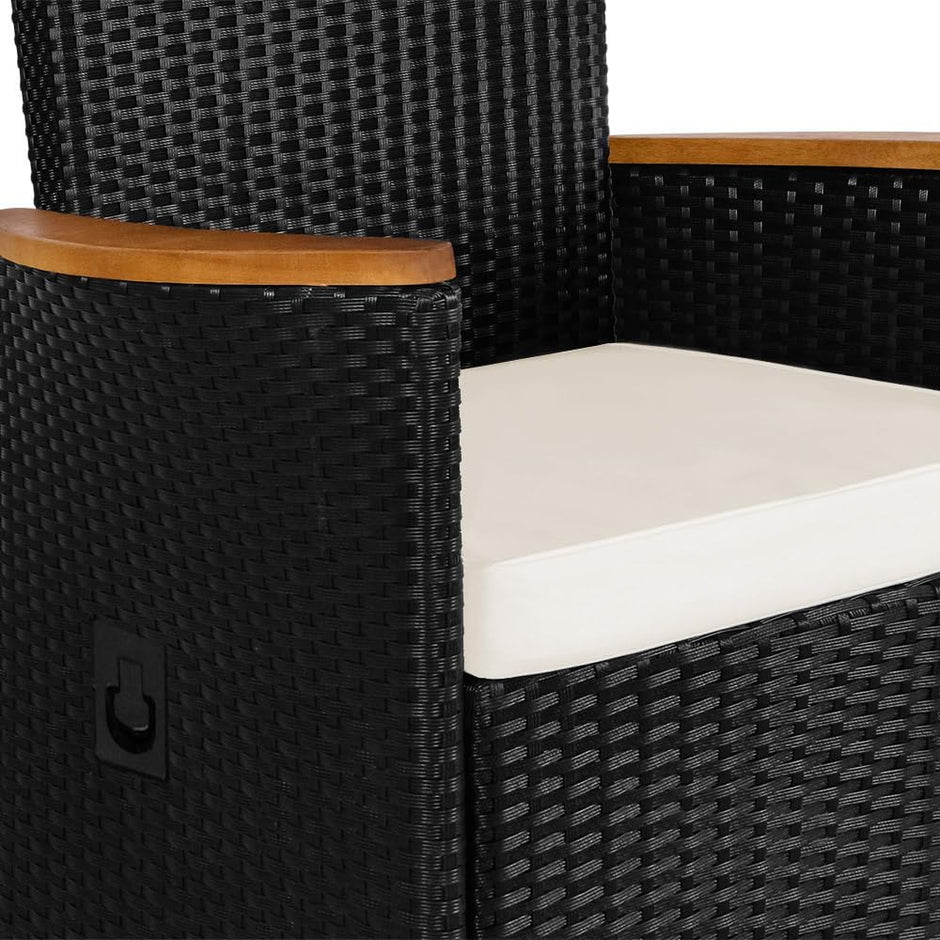 Muebles Exterior, Conjunto Comedor Jardín Mesa 8 Sillas Cojines 7 cm