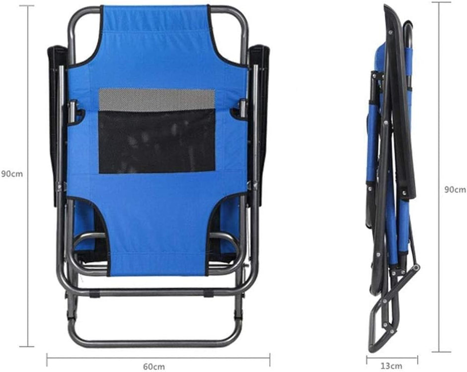 Silla de terraza Silla Gravedad salón reclinable portátil Plegable plegamiento