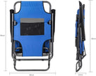 Silla de terraza Silla Gravedad salón reclinable portátil Plegable plegamiento