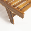 Pack 2 tumbonas para jardín con Ruedas, Reclinable, Madera Teca Grado A, Medidas 65x200x35 cm