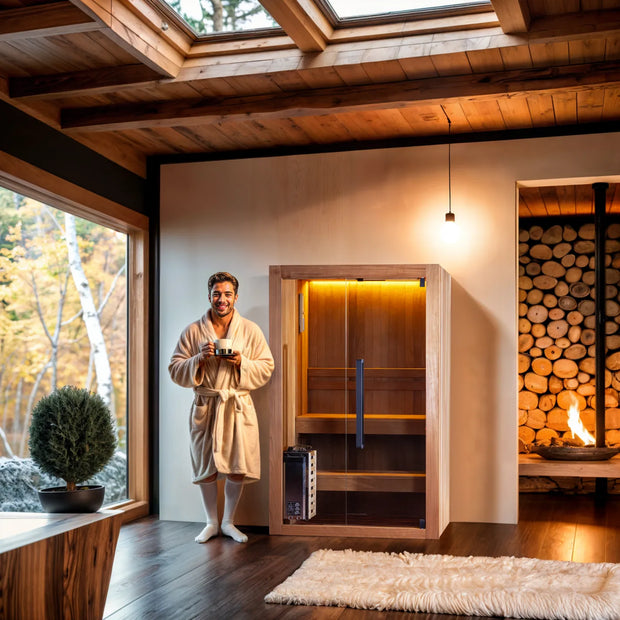 Sauna interior de vapor para 1 ó 2 personas