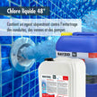 Cloro líquido Höfer Chemie 8 x 25 kg (200 kg) - Cloro líquido a 48° para piscinas con concentración para el mantenimiento de piscinas