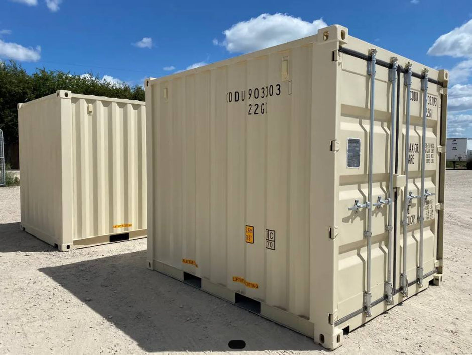 Contenedor maritimo de 10 pies – nuevo blanco