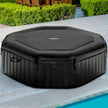 Spa hinchable 4 personas octogonal, Burbujas Deluxe y chorros de agua (55081)