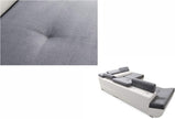 Sofá Esquinero Cama - con Cajón - 2 Cojines - Reposacabezas Ajustables
