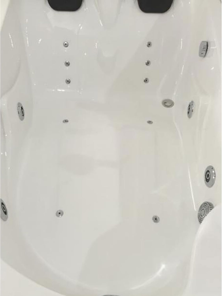 Bañera hidromasaje Model HAVANA 170 X 115 cm Bañera de esquina hidromasaje Spa