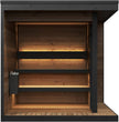 Sauna Exterior Hiki L, 229x229 cm, Capacidad para hasta 6 Personas