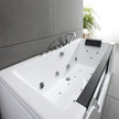 Bañera de hidromasaje con ojo de buey L. 170 x l. 78 cm