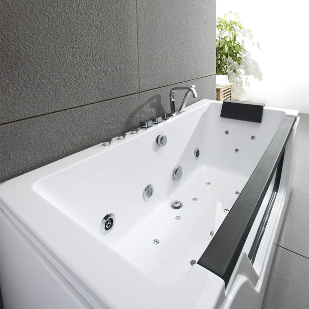 Bañera de hidromasaje con ojo de buey L. 170 x l. 78 cm
