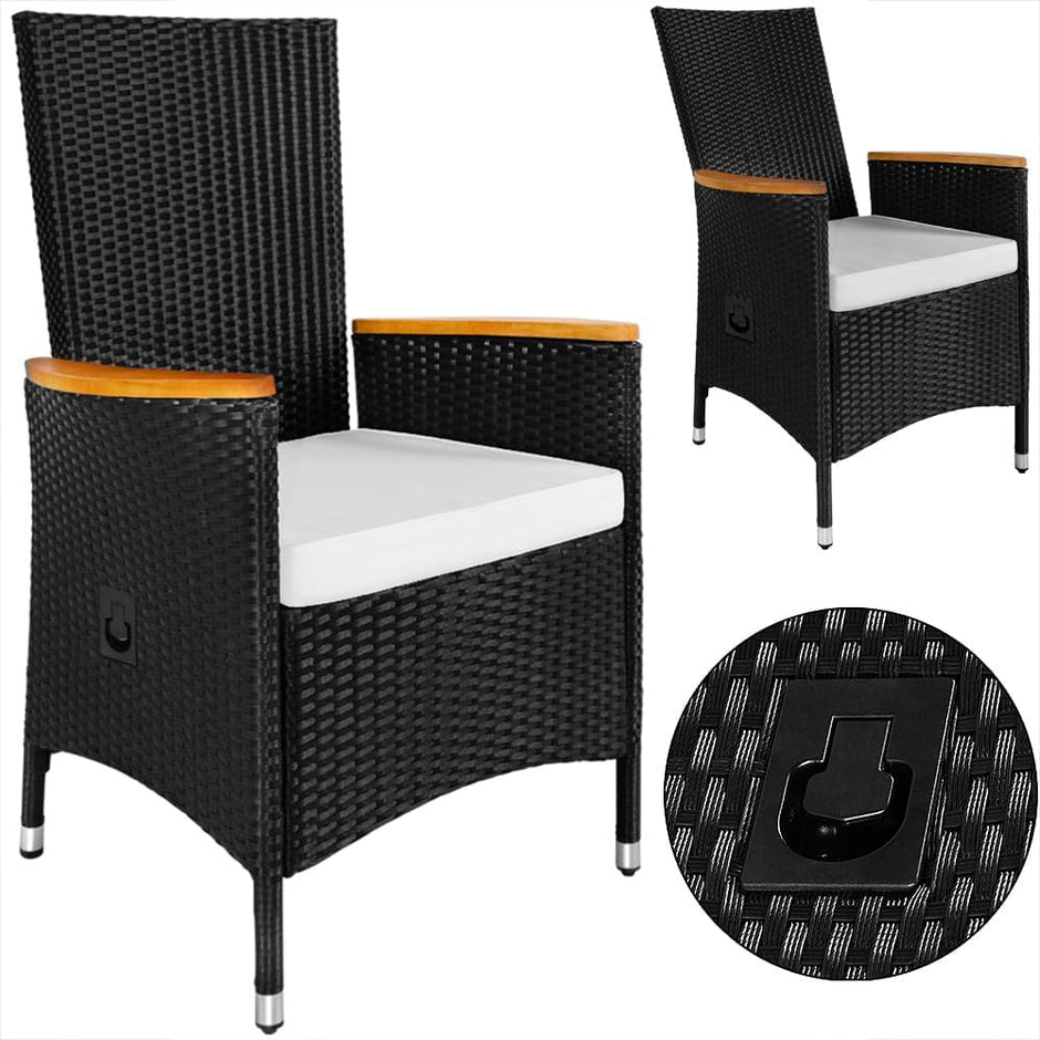 Muebles Exterior, Conjunto Comedor Jardín Mesa 8 Sillas Cojines 7 cm