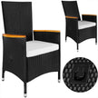 Muebles Exterior, Conjunto Comedor Jardín Mesa 8 Sillas Cojines 7 cm
