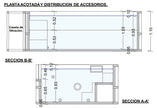 PISCINA ELEVADA ACERO RÍGIDO ILU PRO 230