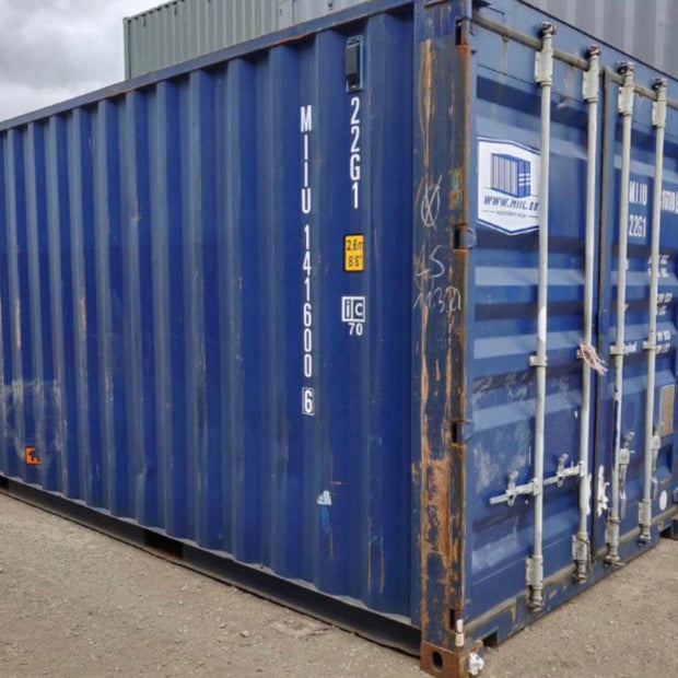 Contenedor usado de 20 pies — carga útil 500 kg, unidad 0022