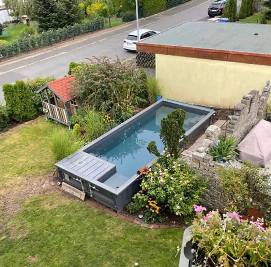 Piscina contenedor de 6,2 m x 2,5 m Jet Swim