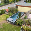 Piscina contenedor de 6,2 m x 2,5 m Jet Swim