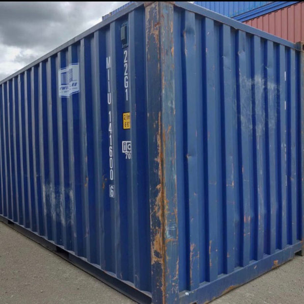 Contenedor usado de 20 pies — carga útil 500 kg, unidad 0022