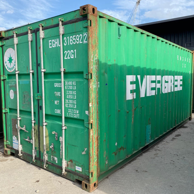 Contenedor usado de 20 pies — carga útil 480 kg