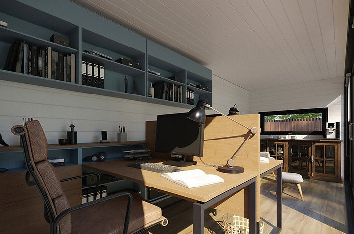 Oficina Contenedor Prefabricada 13,2 m² – Diseño Sostenible, Aislada y Llave en Mano
