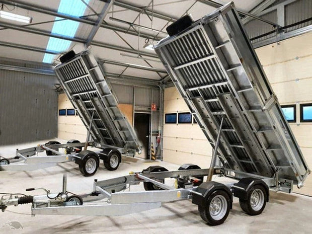 Remolque volquete Indespension de 2 ejes – PTAC 2700 kg