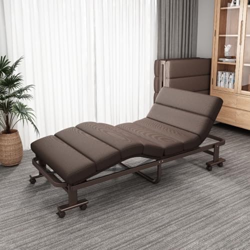 Tumbonas, sillas reclinables de jardín, Silla de jardín, L, Cama Plegable de Camping para Adultos