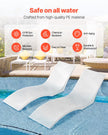 Tumbonas de 2 Piezas, Chaise Longue tumbonas para el Interior de la Piscina para Profundidades de Agua de hasta 12,7 cm