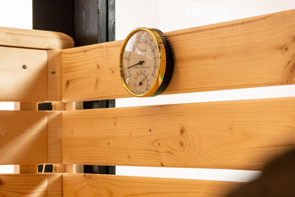 Sauna Exterior Vapor hasta 4 ó 5 Personas | Abeto I Temperatura Regulable I Iluminación