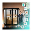 Sauna exterior de vapor para 4/5 personas