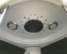 Ducha cabina de hidromasaje 100 x 100 cm spa radio cromoterapia