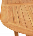 BaraSh Conjunto de Comedor de jardín 7 Piezas Madera Maciza de Teca