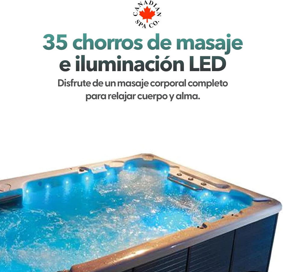 Winnipeg - Hot Tub para 6 Personas con Cubierta Aislante