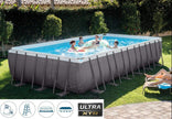 Piscina Ultra XTR con marco 7,3 x 3,7 x 132,1 cm con filtro, bomba, cubierta, escalera