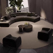 Juego De Sofá Y Mesa De Centro Semicircular, Sofá De Recepción