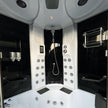 Bañera Ducha hidromasaje spa Bañera de esquina Terapia luz