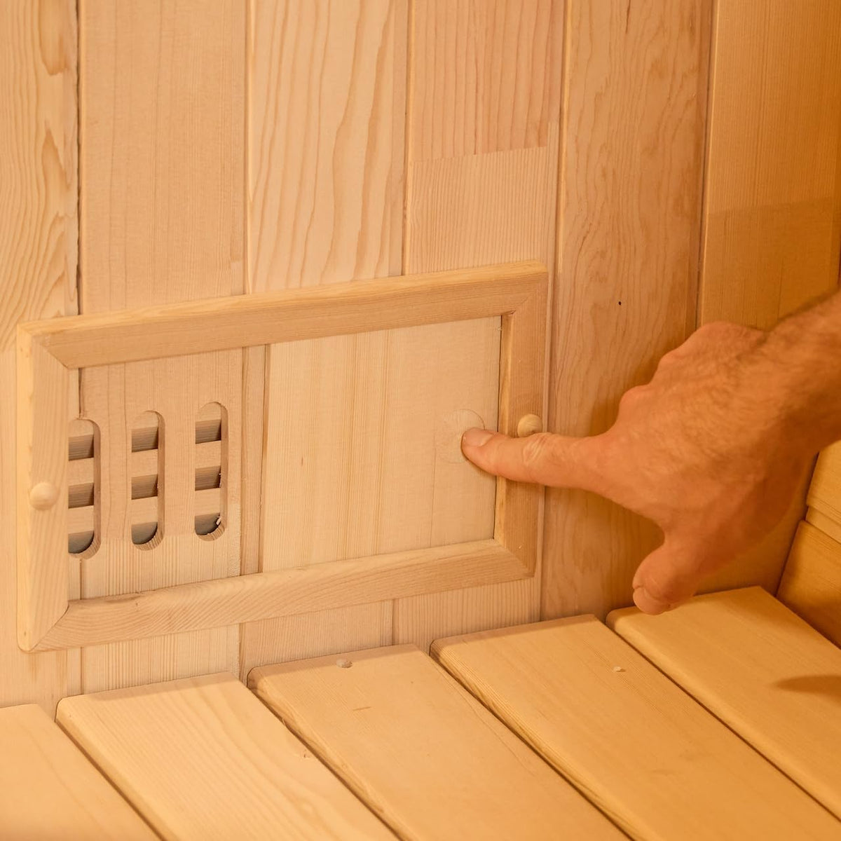 Sauna 6 Personas de Vapor con Estufa de Piedras | Cuida la Piel I Elimina toxinas I Reduce el estrés | Radio I USB I Bluetooh