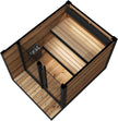 Sauna Exterior Hiki S, Diseñada, 149,6x201,9 cm, Capacidad para hasta 4 Personas