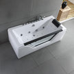 Bañera de hidromasaje con ojo de buey L. 170 x l. 78 cm