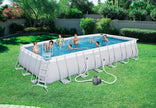 Piscina Rectangular Con Depuradora 732x366x132 cm