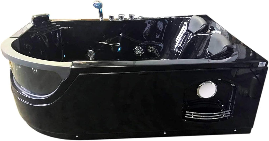 Bañera de esquina hidromasaje Modelo ORION 180 x 120 cm Para 2