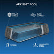 Juego de Piscina Rectangular de 24' x 12' x 52